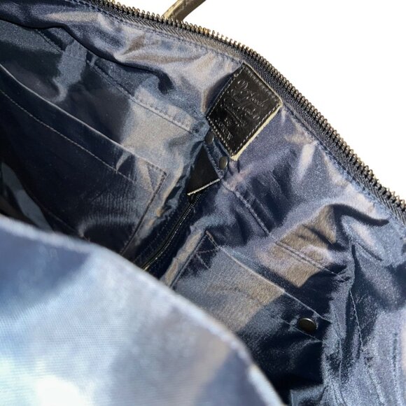 Dry Goods and Mens Furnishings by J. Crew navy blue duffel weekender suitcase ba - Picture 3 of 8